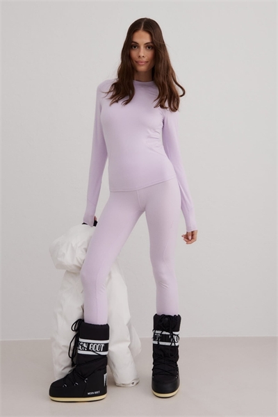 Леггинсы для базового слоя нежно-лавандового цвета артикул 153898568
