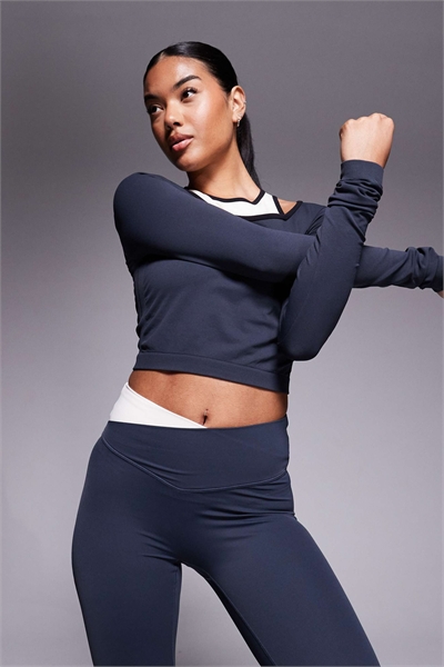 Укороченный топ Sutton LS артикул 152634373