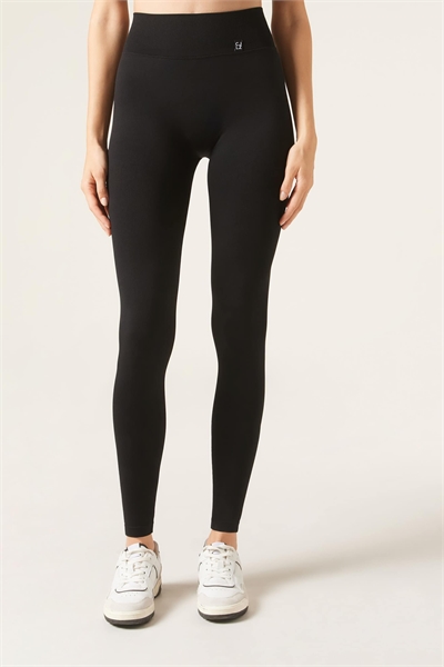 Леггинсы со скрученным краем артикул 153166804