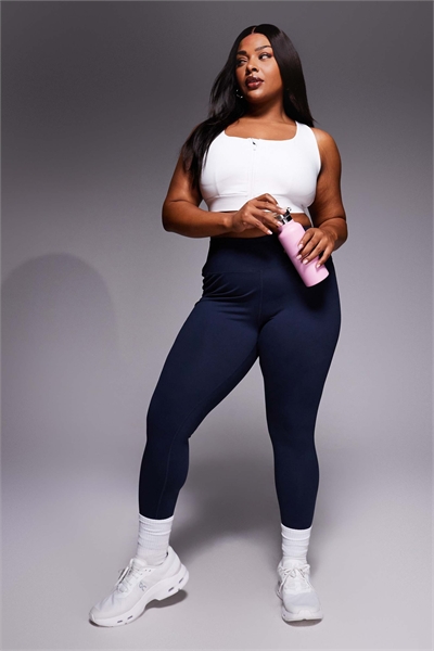 Леггинсы для йоги с высокой талией и мягким покрытием «Curve Icon» артикул 148449098