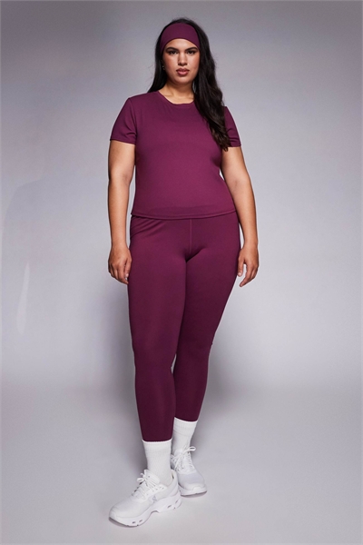 Леггинсы для йоги с высокой талией и мягким покрытием «Curve Icon» артикул 148448855