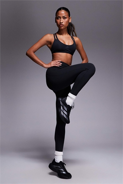 Леггинсы adidas Training All Me с ребристой отделкой по всей длине артикул 141936469