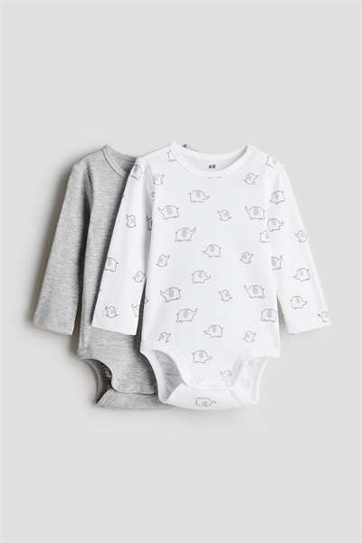 Комплект из 2 боди с длинными рукавами артикул 1171574024