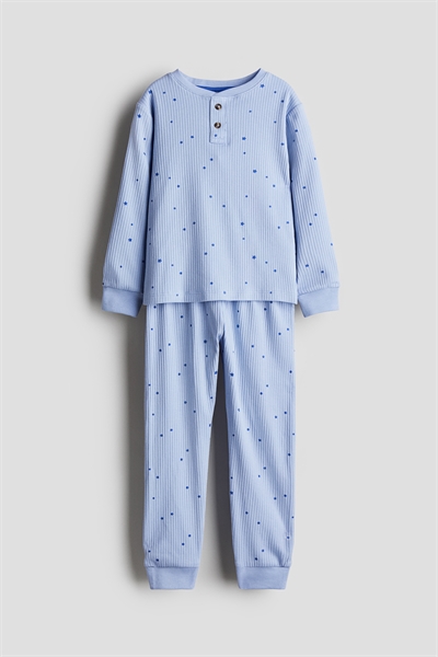 Пижама из хлопка с рисунком артикул 1240162002