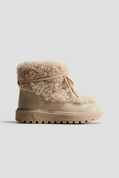 Снеговые ботинки с теплой подкладкой артикул 1267576002