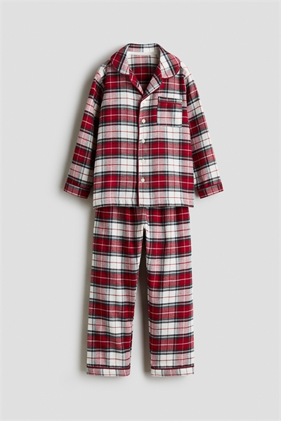 Пижама из хлопковой фланели артикул 1299503003