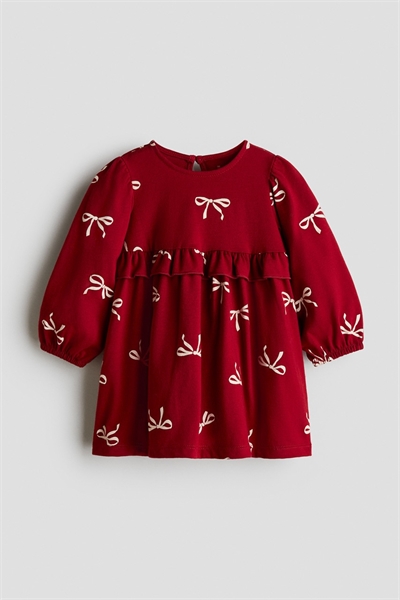 Платье из хлопка с принтом артикул 1307236005