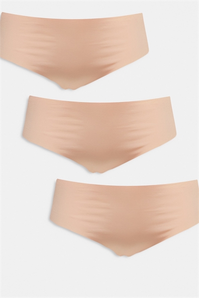 ASOS DESIGN Curve, набор из 3 пар трусиков-бразилиан без отпечатков и с кружевом артикул 142351019