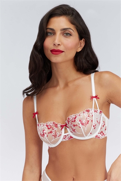 Бюстгальтер-балконет с косточками и вышивкой «Лизетт» артикул 155454990