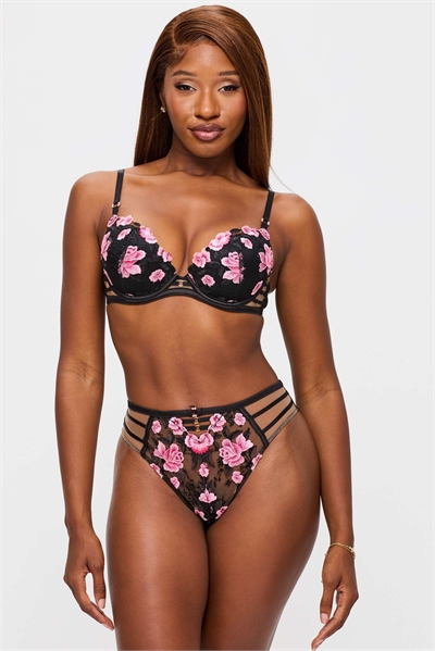 Бразильские трусики с высокой талией «Вечная любовь» артикул 155477148