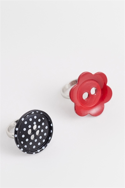 Набор из 2 кнопочных колец артикул 153910148