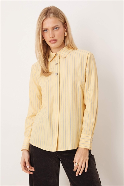 Рубашка с длинными рукавами с пуговицами артикул 152931560