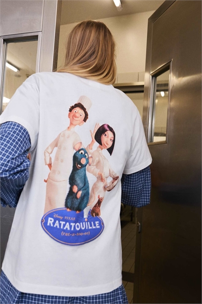 Футболка с коротким рукавом и принтом «Рататуй» артикул 155772694