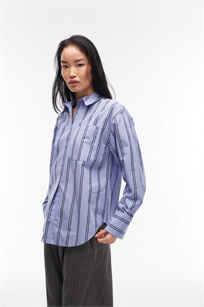 Классическая хлопковая рубашка артикул 152384628