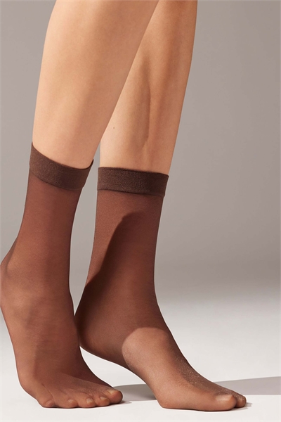 Прозрачные носки плотностью 20 ден артикул 153262819