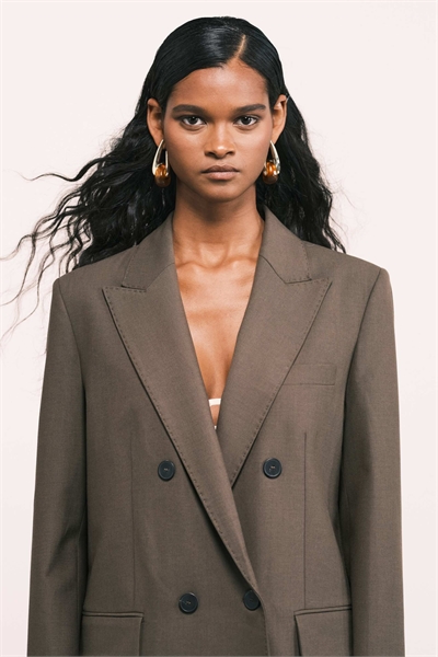 Двубортный блейзер из смешанной шерсти от Iris co-ord артикул 151448778