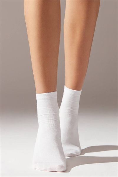 Короткие носки с декоративной окантовкой артикул 153539890