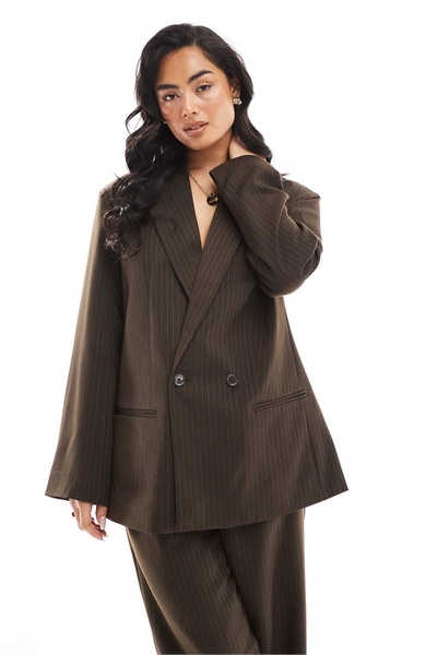 Двубортный блейзер классического кроя co-ord артикул 143377790