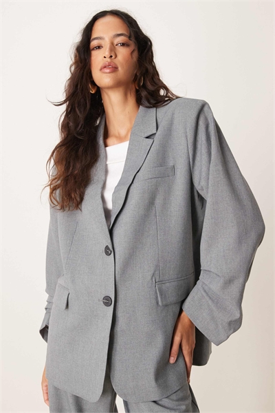 Блейзер с объемными рукавами с рюшами co-ord артикул 140045735