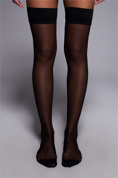 Простые чулки с швом на верхней кромке артикул 154114962
