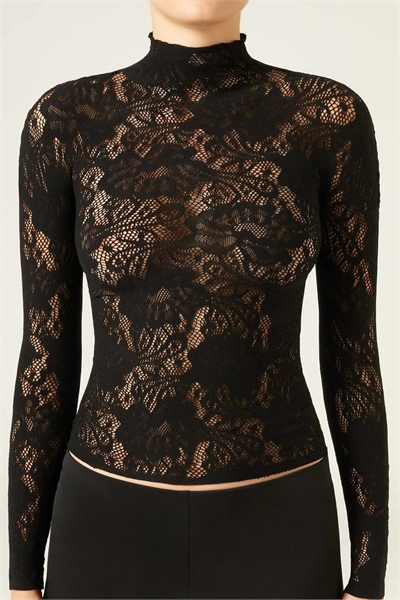 Топ из цветочного кружева артикул 155278723