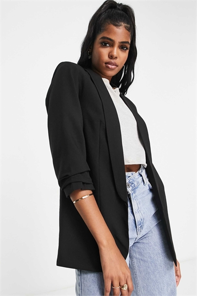 Блейзер с рукавами с рюшами артикул 120541212