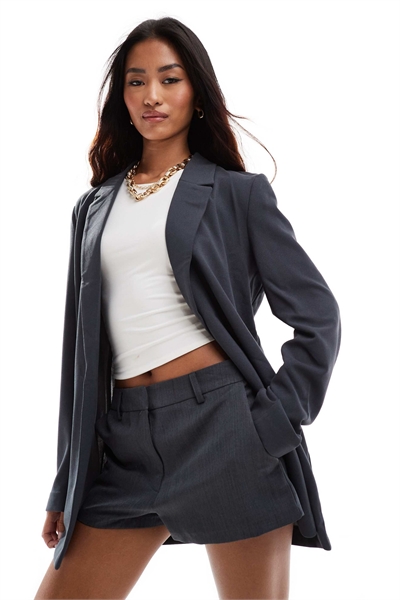 Накинуть длинный джерси-блейзер артикул 136528738