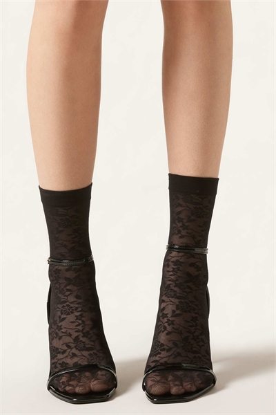 Носки с цветочным узором артикул 154058560