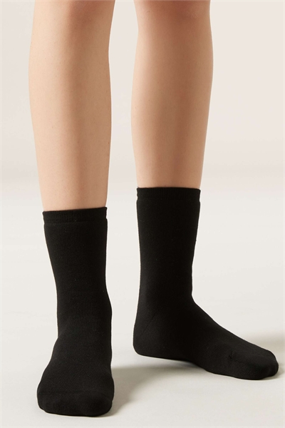 Короткие хлопковые термоноски артикул 154058089