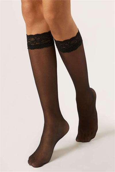 Гольфы с кружевной оборкой артикул 153607017