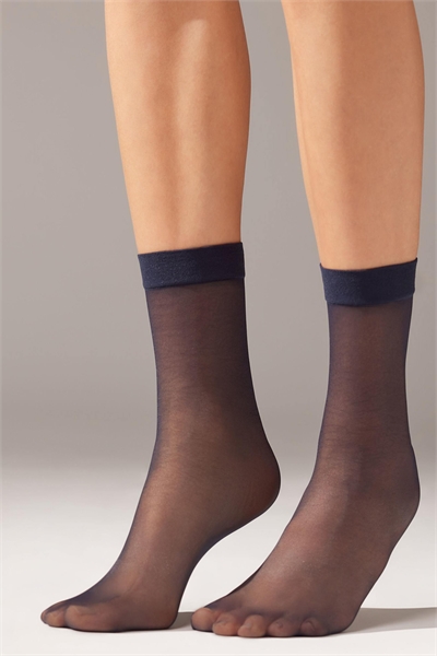 Прозрачные носки плотностью 20 ден артикул 153539098