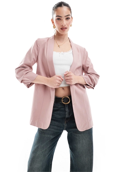 Блейзер с рукавами с рюшами артикул 139430341