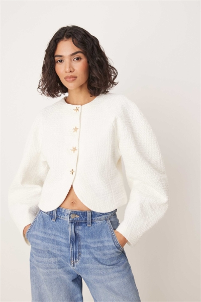 Кукольная куртка из букле с пуговицами в виде морских звезд артикул 140987450