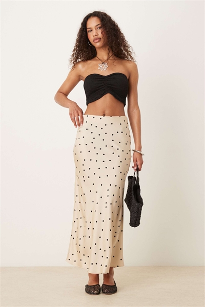 Атласная юбка макси артикул 147133646