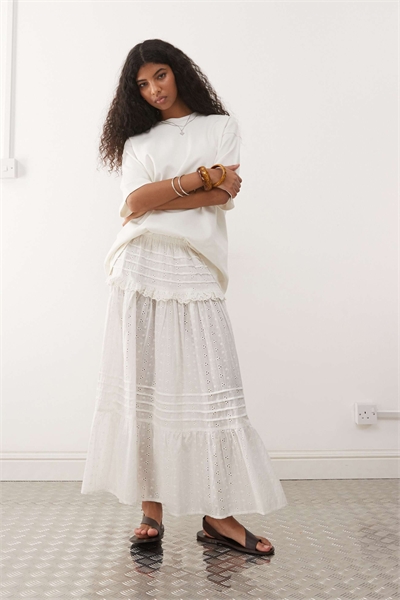 Юбка-миди на резинке артикул 152898877