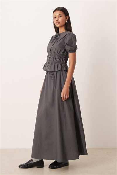 Макси-юбка с эластичным поясом артикул 153490057