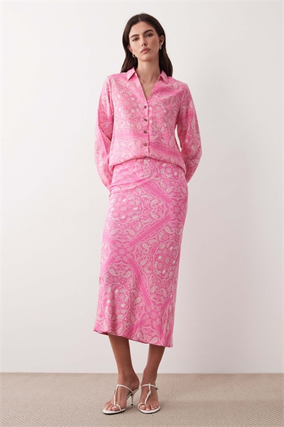 Атласная юбка макси «Доррис» co-ord артикул 153593248