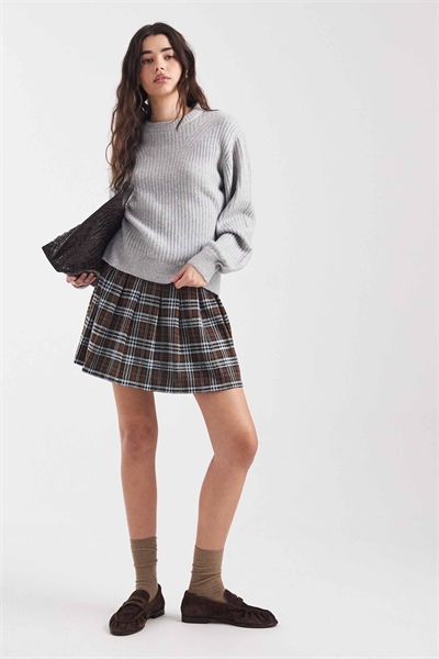 Мини-юбка в клетку артикул 153786593