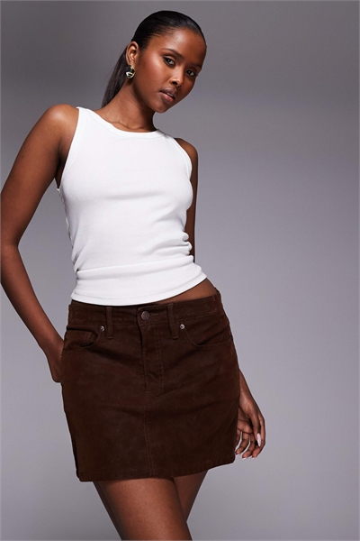 Мини-юбка в стиле 90-х «Better Than Suede» артикул 153758436