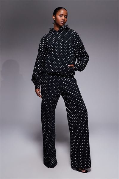 Спортивные штаны Dustin с широкими брючинами и зауженной талией co-ord артикул 153530023