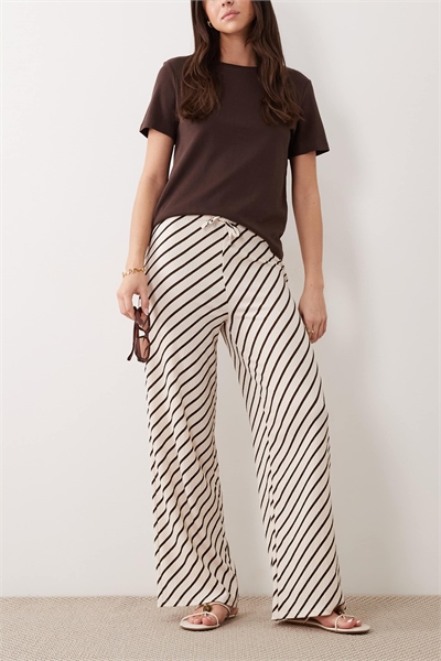 Брюки с широкими штанинами и гофрированной текстурой артикул 155322975