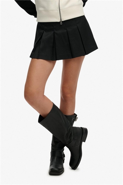 Мини-юбка-шорты с плиссировкой артикул 155713765