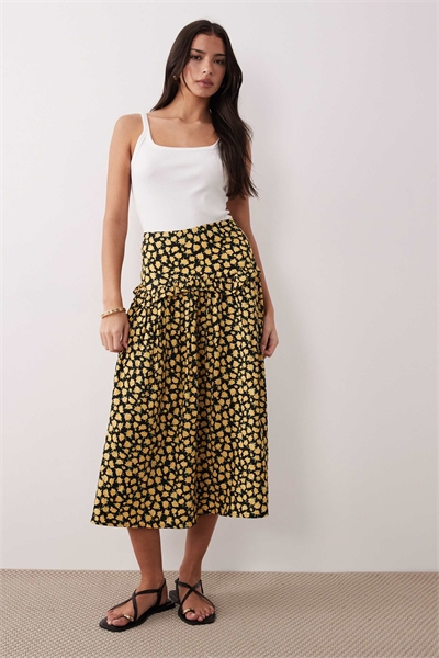 Юбка-миди с оборками артикул 153720150