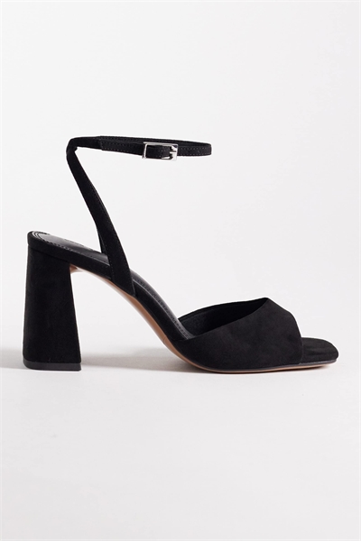 Сандалии на среднем каблуке с открытым носком артикул 152387136