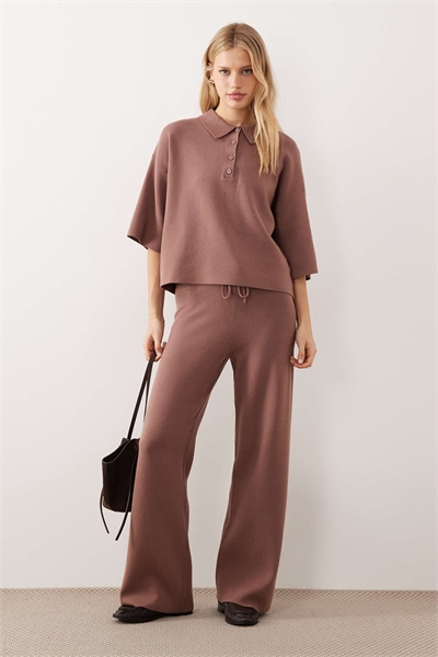 Трикотажные брюки с широкими брючинами co-ord артикул 151783475