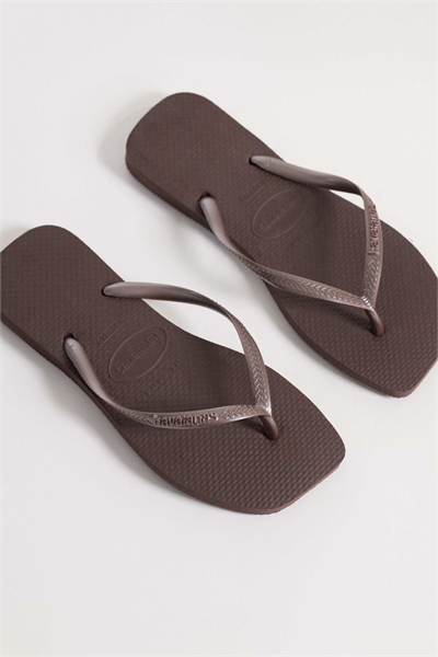 Тонкий шлепанцы с квадратным носком артикул 155827465