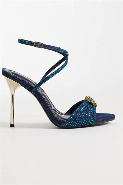 Сандалии на каблуке с украшениями Treetok артикул 151637307