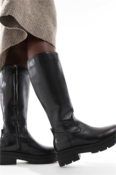 Кожаные ботинки-байкеры до колен от BOND артикул 133700130