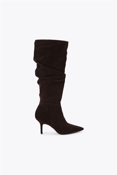 Ботинки до колен с заниженной линией пояса артикул 153169662