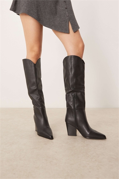 Ботинки до колен Kaely с элементами вестерн-стиля артикул 145747839